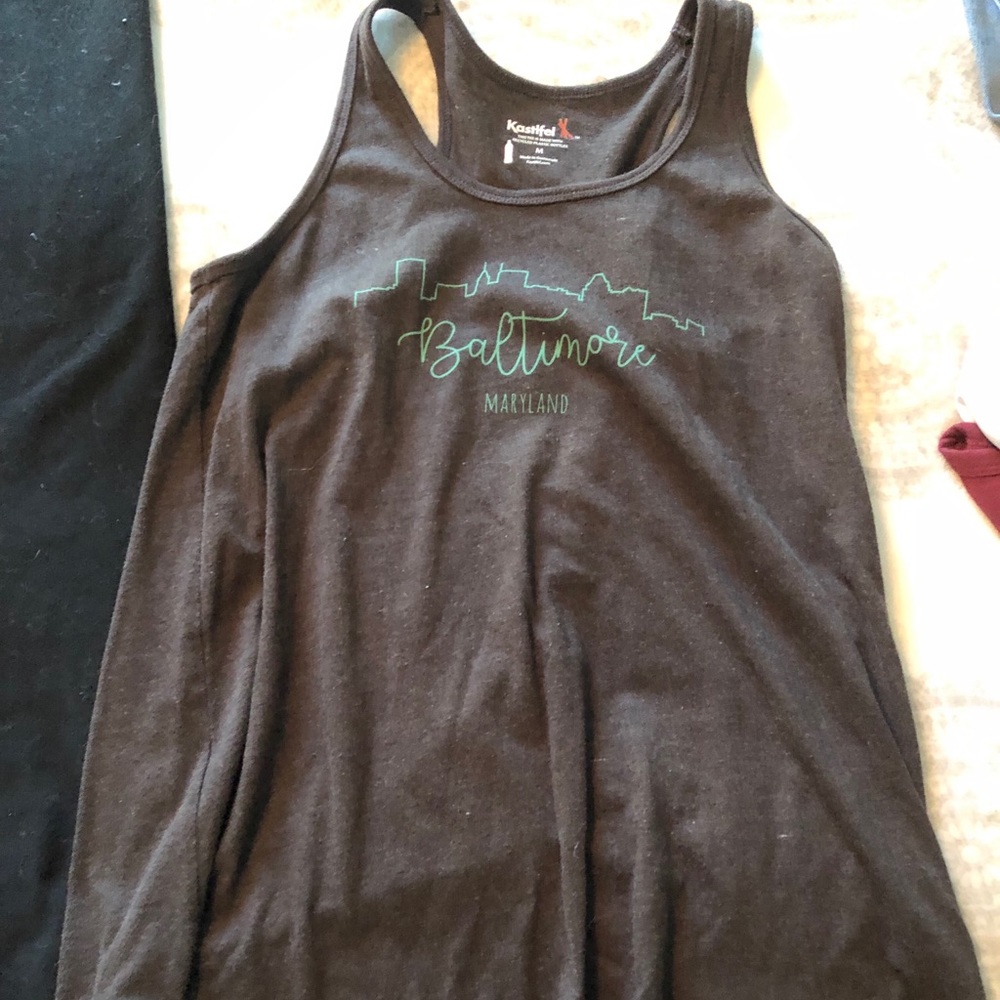 Grey Baltimore Maryland Tank Top